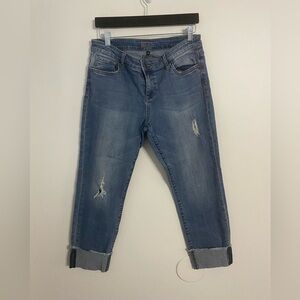 Kut from the Kloth boyfriends mid rise ankle jeans Size 8